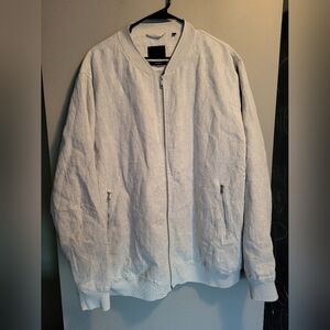 C&A Light Tan Bomber Jacket, Size XXL